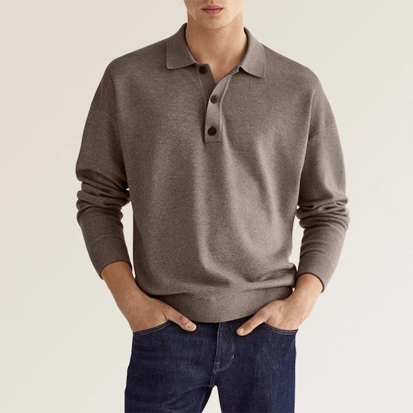 Men's Casual Loose Lapel Polo Shirt