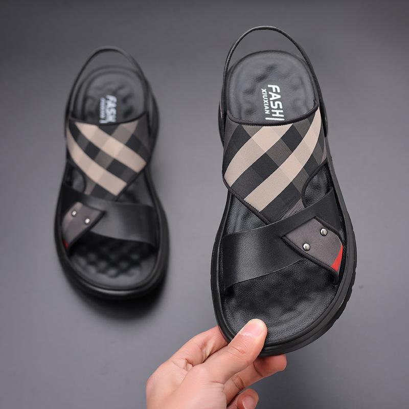 Men's PVC Breathable Casual Outdoor Beach Sandals