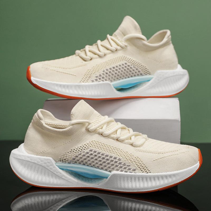 Men's Sneakers Sporty Look Comfort Shoes Flyknit Shoes
