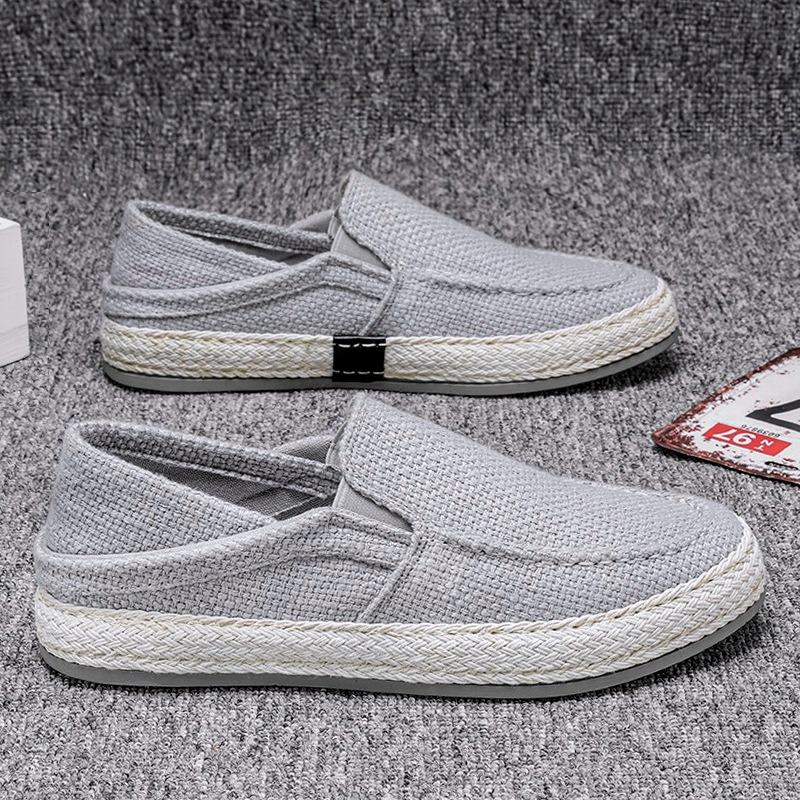 Men's Linen BreathableLoafers & Slip-Ons