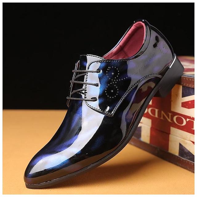 Men's Oxfords Dress Shoes Business Daily Party & Evening Office & Career Patent Leather