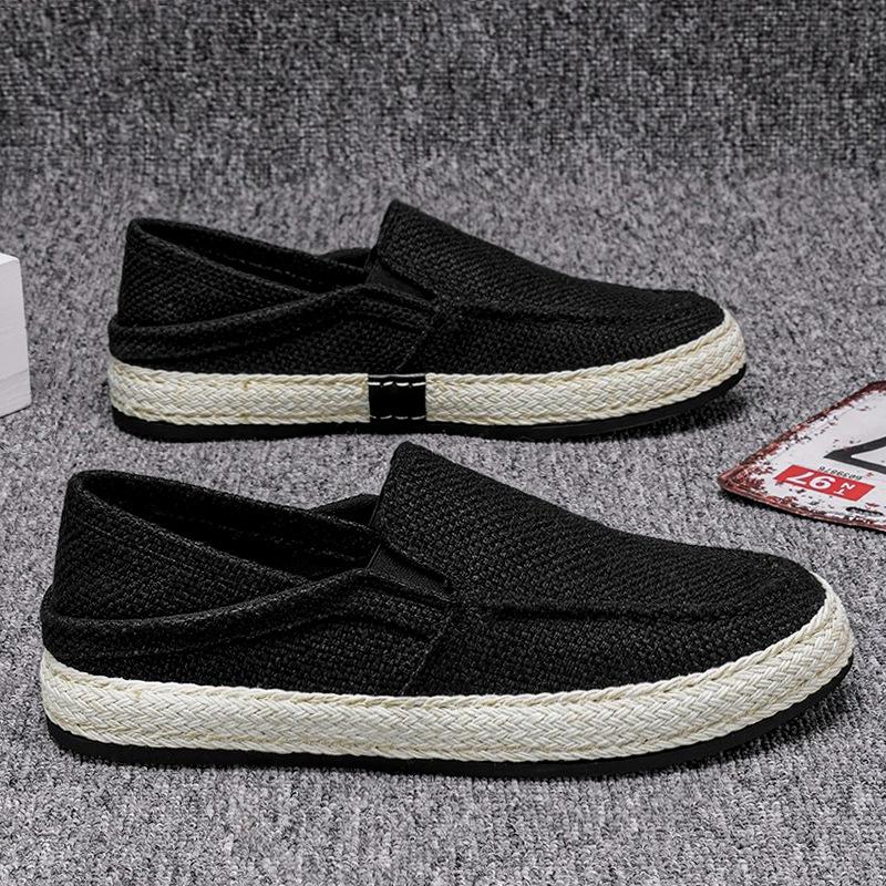 Men's Linen BreathableLoafers & Slip-Ons