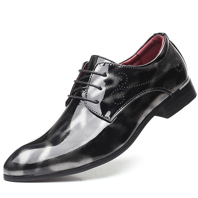 Men's Oxfords Dress Shoes Business Daily Party & Evening Office & Career Patent Leather