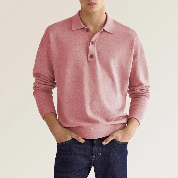 Men's Casual Loose Lapel Polo Shirt