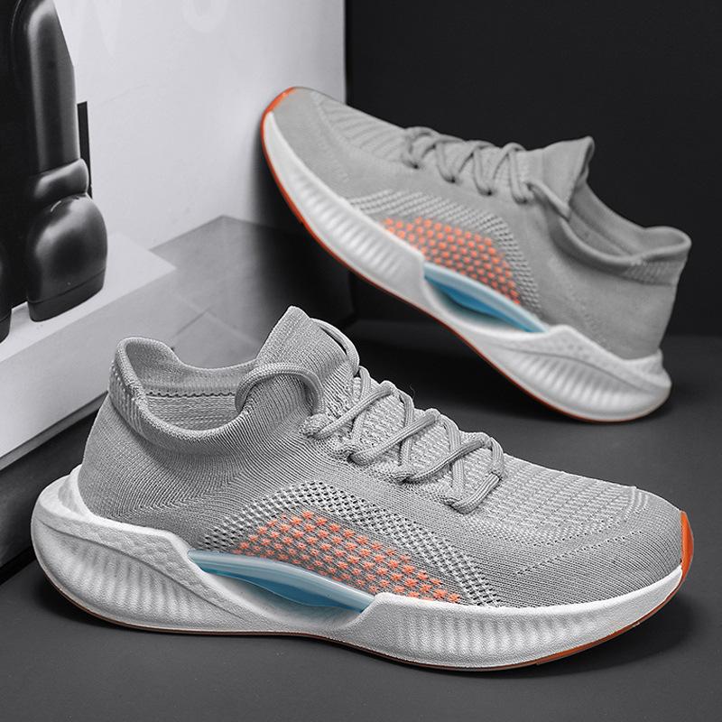 Men's Sneakers Sporty Look Comfort Shoes Flyknit Shoes