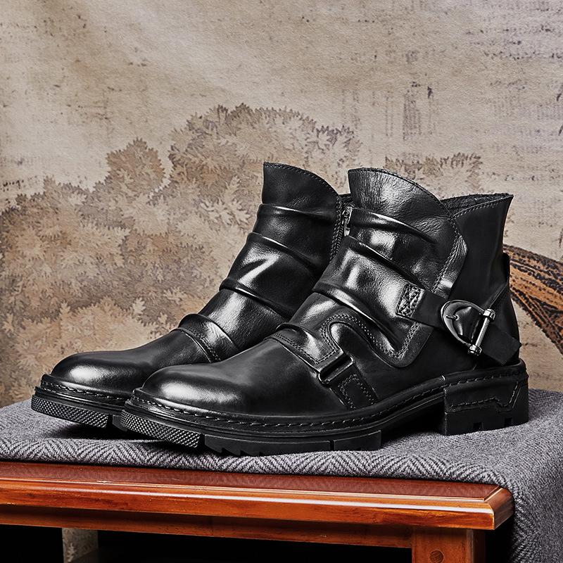 Vintage cowhide boots