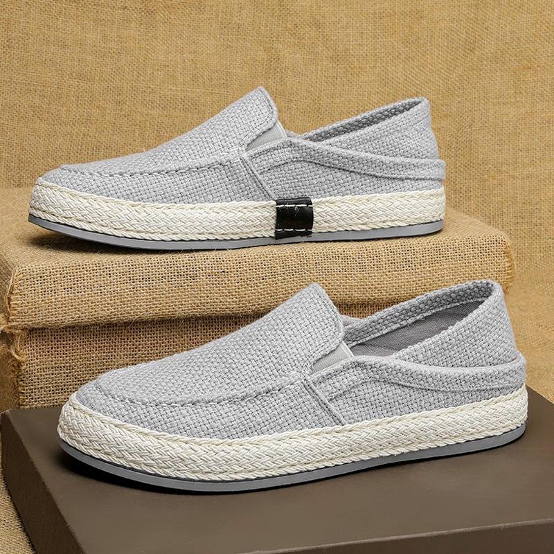 Men's Linen BreathableLoafers & Slip-Ons