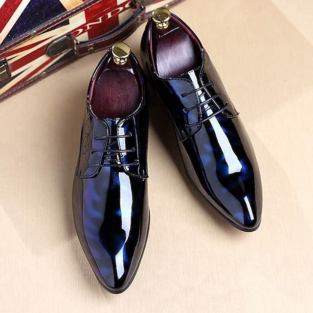 Men's Oxfords Dress Shoes Business Daily Party & Evening Office & Career Patent Leather
