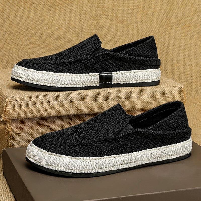 Men's Linen BreathableLoafers & Slip-Ons