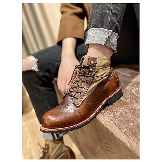 Men's Vintage Classic Outdoor Party Combat Boots