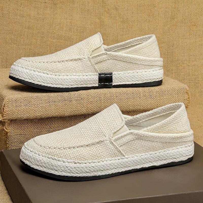 Men's Linen BreathableLoafers & Slip-Ons