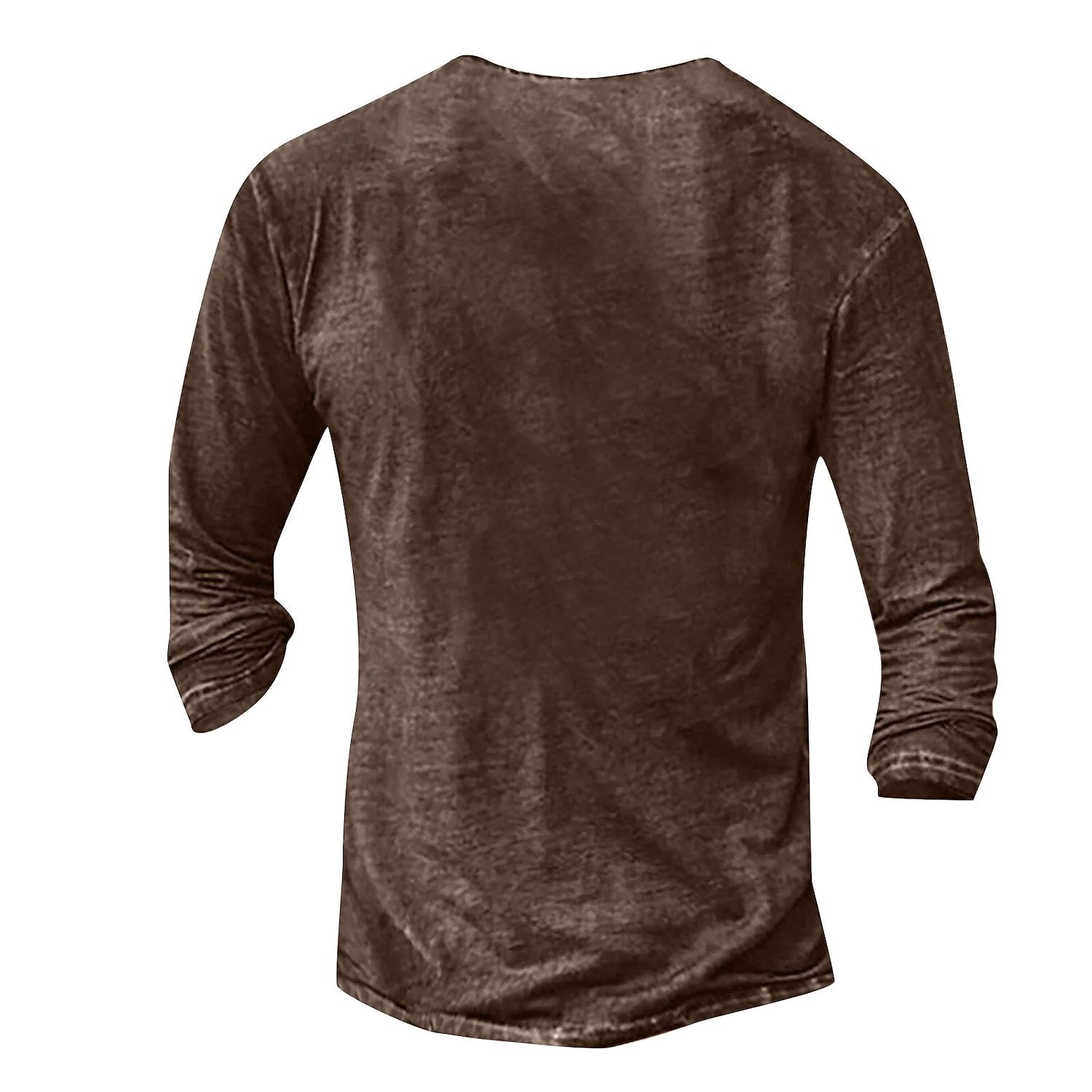 Men's Tee Snowflake Collarless Light gray Dark Gray Brown White Black 3D Print Street Casual Long Sleeve 3D Print Clothing Apparel Nostalgic
