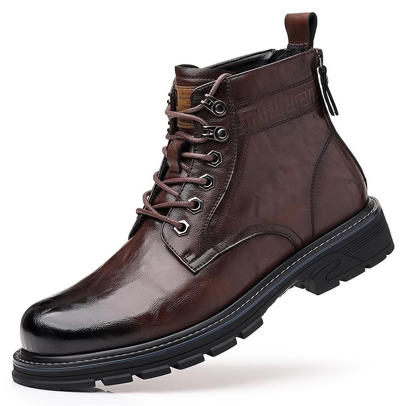 Men's Outdoor Daily Leather Mid-Calf Boots (Free Shipping)
