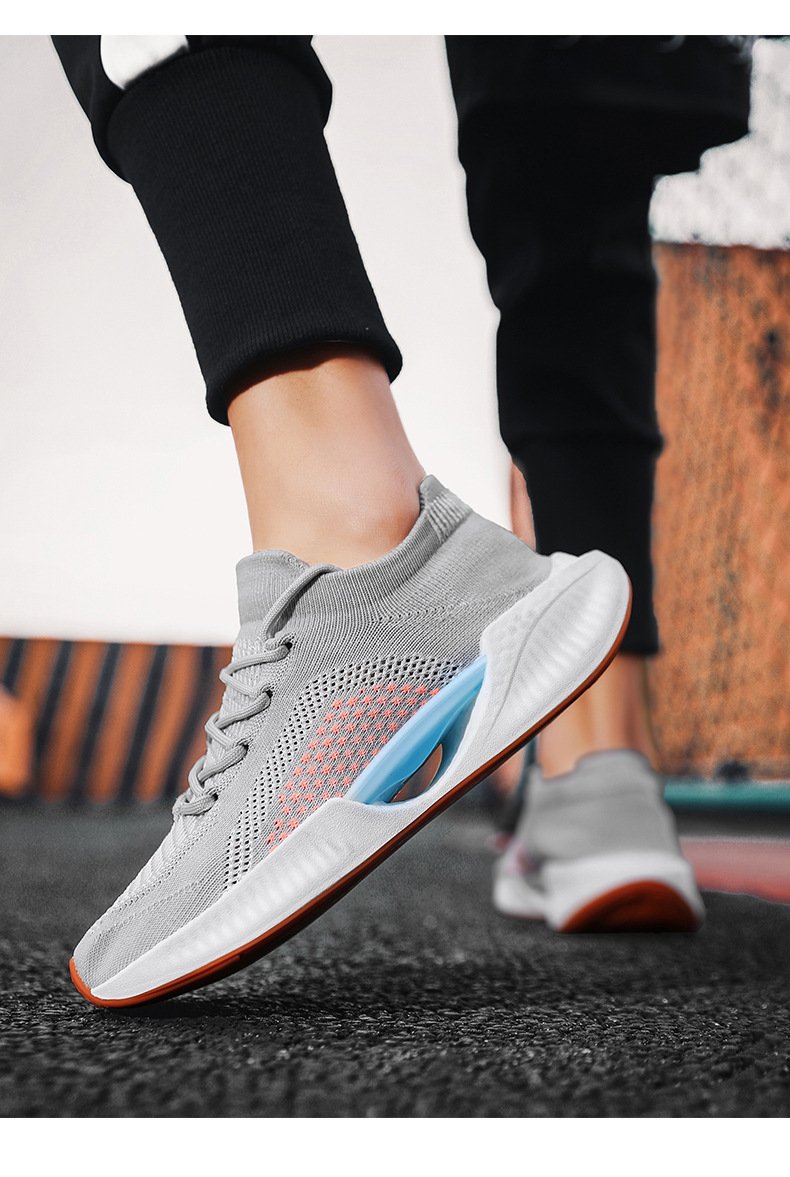 Men's Sneakers Sporty Look Comfort Shoes Flyknit Shoes