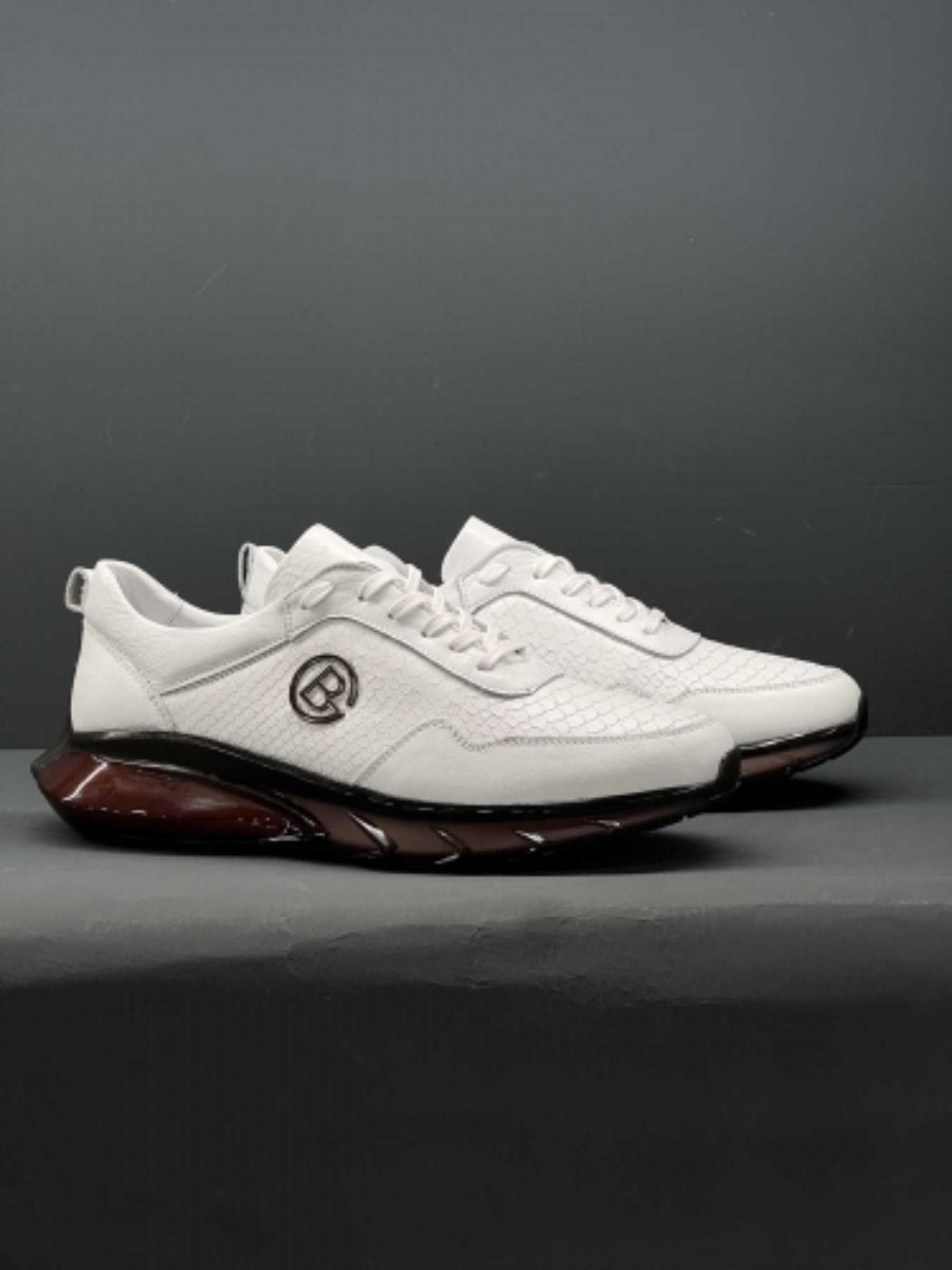 Men's Casual Retro Leather City Sneakers