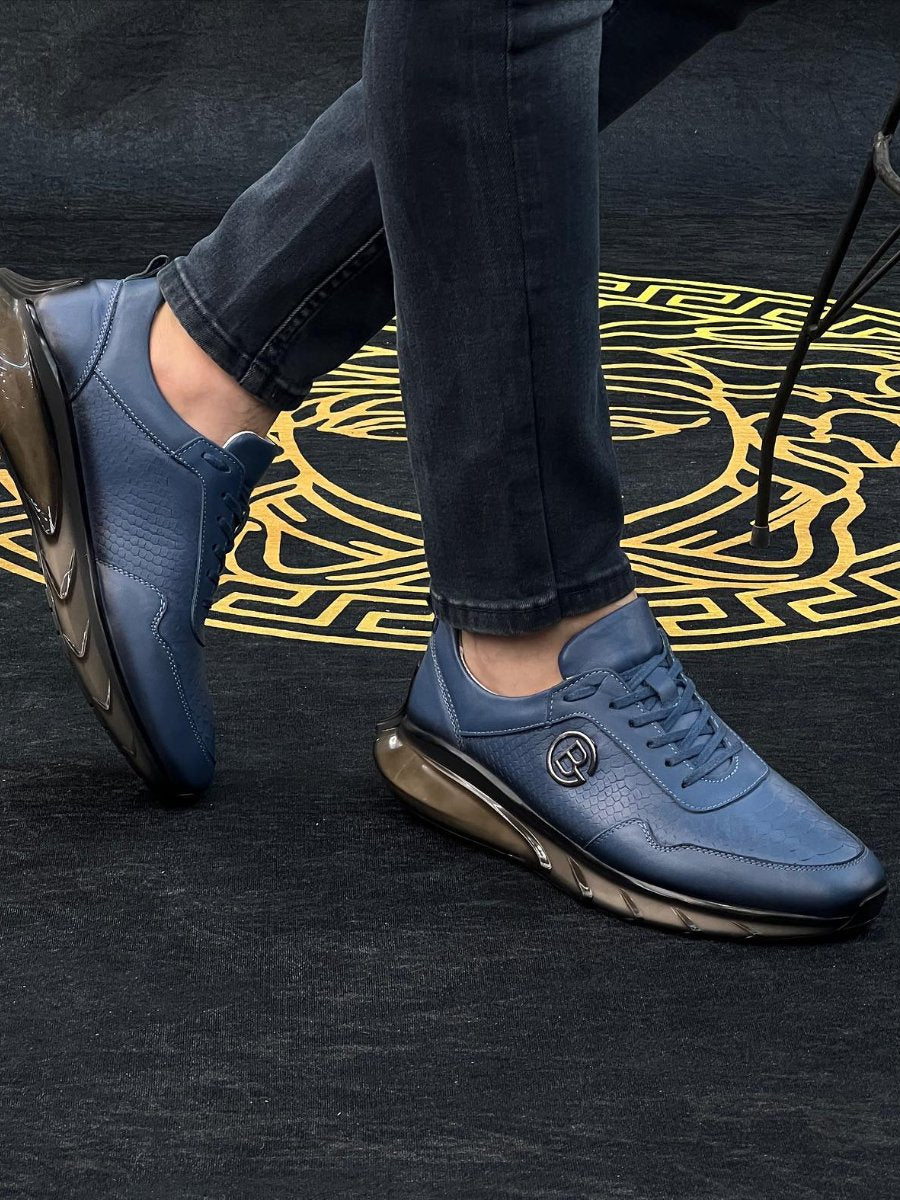 Men's Casual Retro Leather City Sneakers
