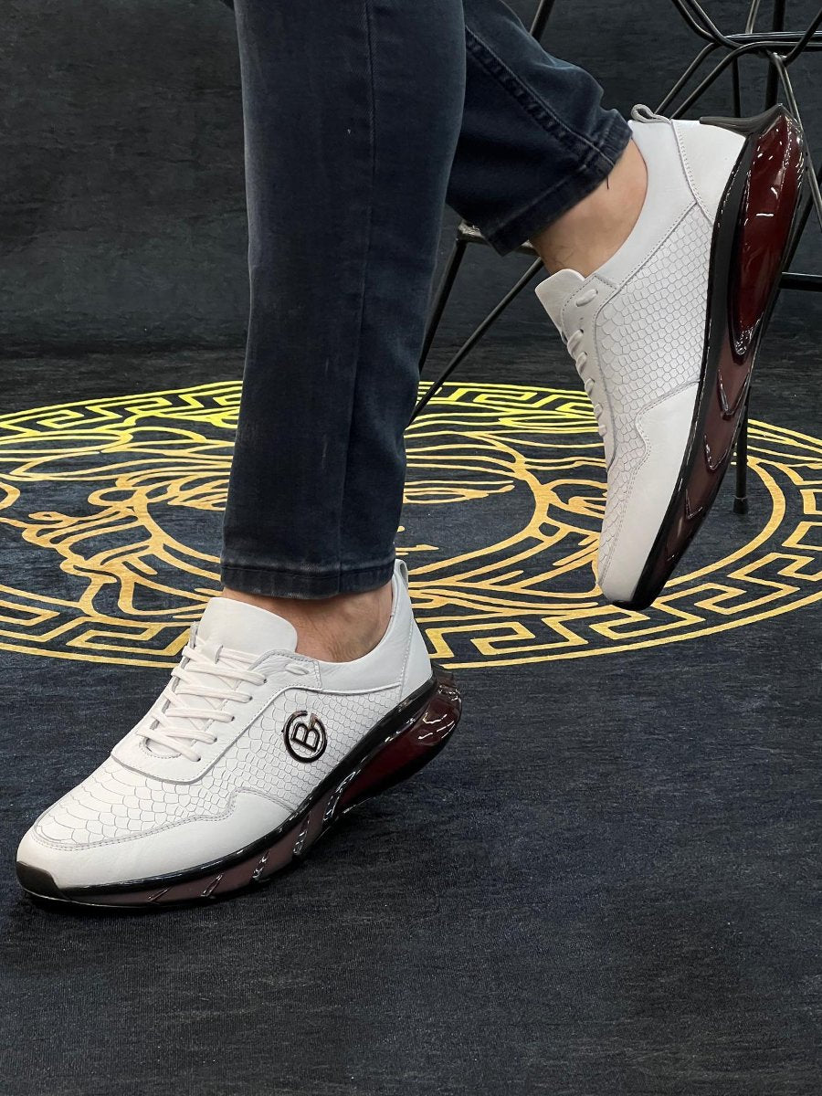 Men's Casual Retro Leather City Sneakers