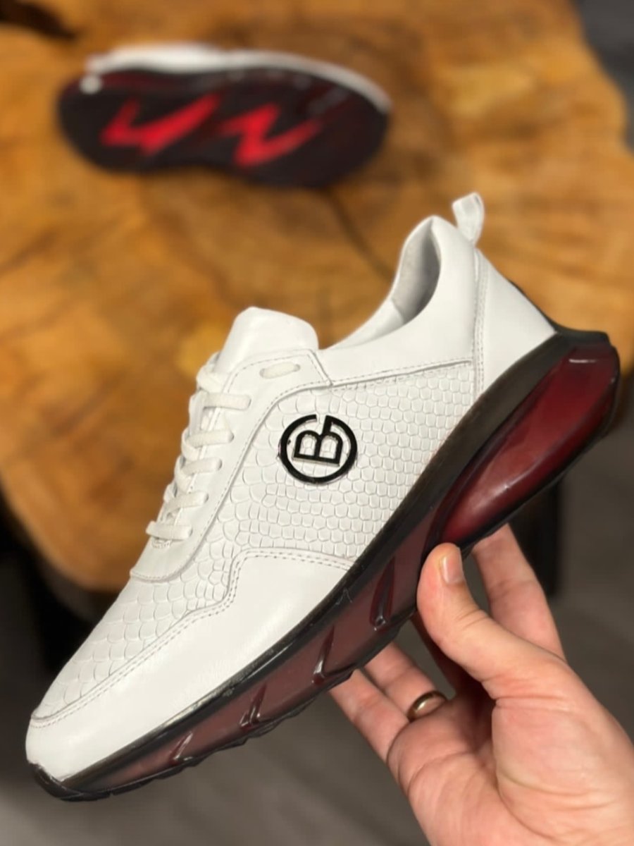 Men's Casual Retro Leather City Sneakers