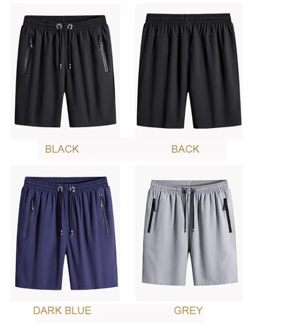 Men's Plus Size Ice Silk Stretch Shorts (Buy 3 Get Free Shipping✔️)