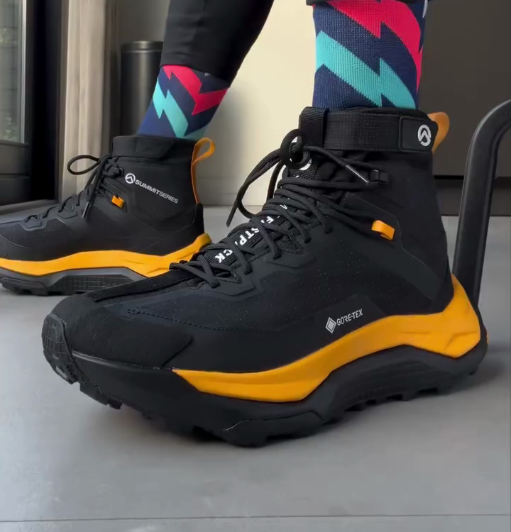 Waterproof Trail Shoes With Secure-Fit Hook-and-Loop Ankle Strap