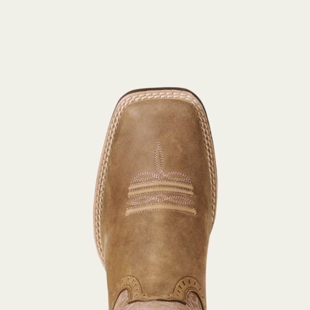 Womens Round Up Remuda Western Boots Brown Bomber