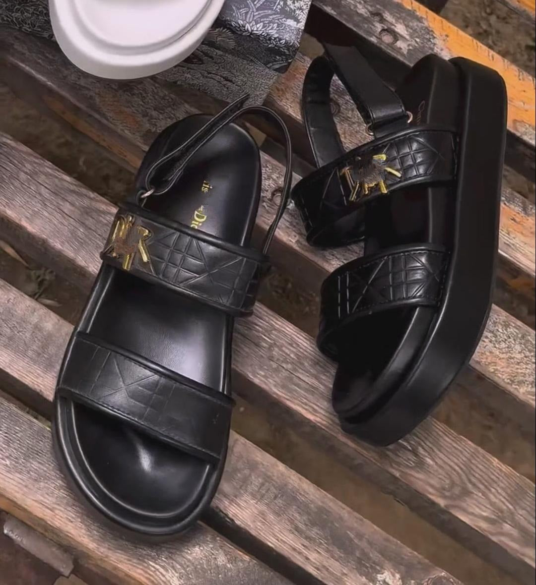 Platform Soft-heeled Sandals