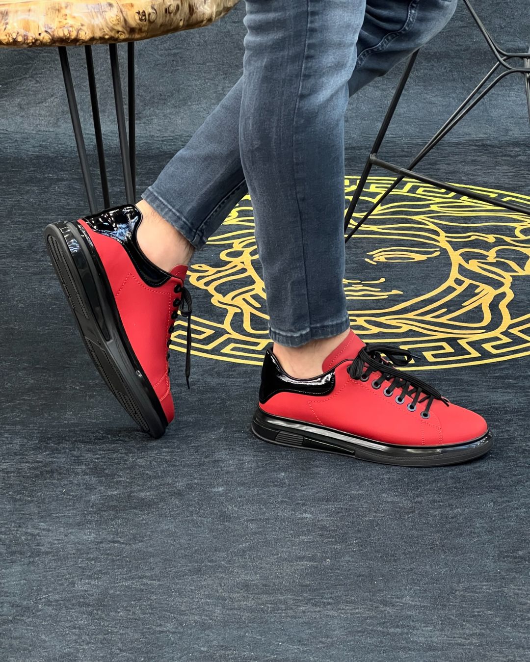 Men's Italian Full-Grain Cowhide Formal Sneakers