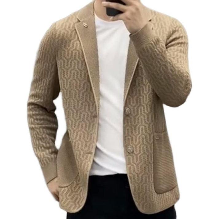 Men's Knitted Casual Suit