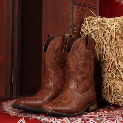 Men's Square Toe Western Boots