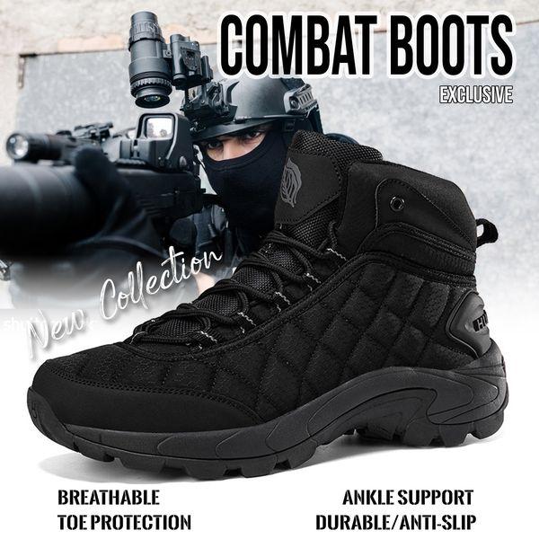 Men's Lightweight Breathable Military Ankle Boots Work Boots（Free Shipping🔥）