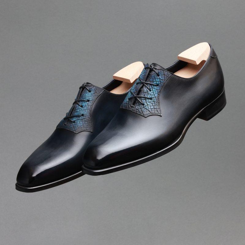Adelaïde Bi-material Oxford Shoe