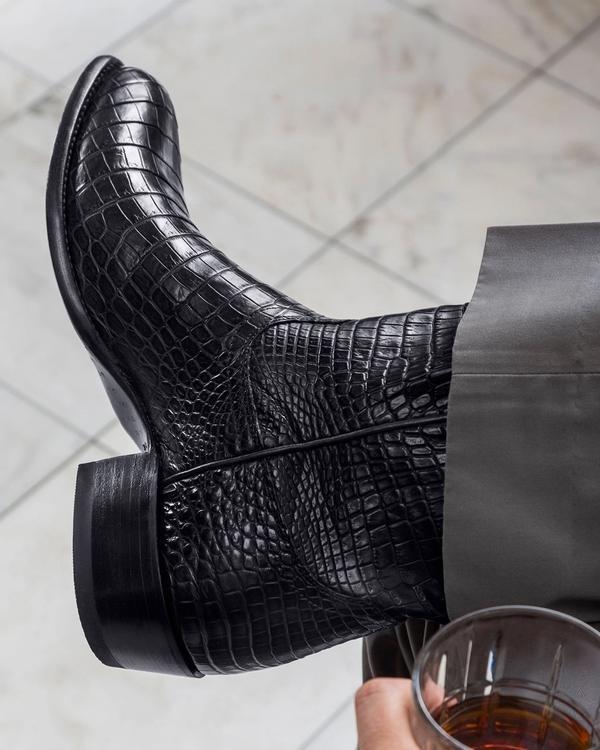 Nile Crocodile Wraps Cowboy Boots