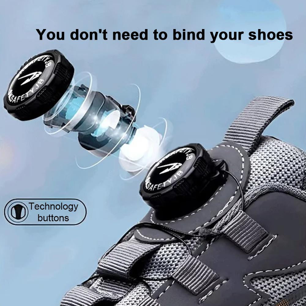 Men's Smash and Stab Resistant Work Safety Shoes