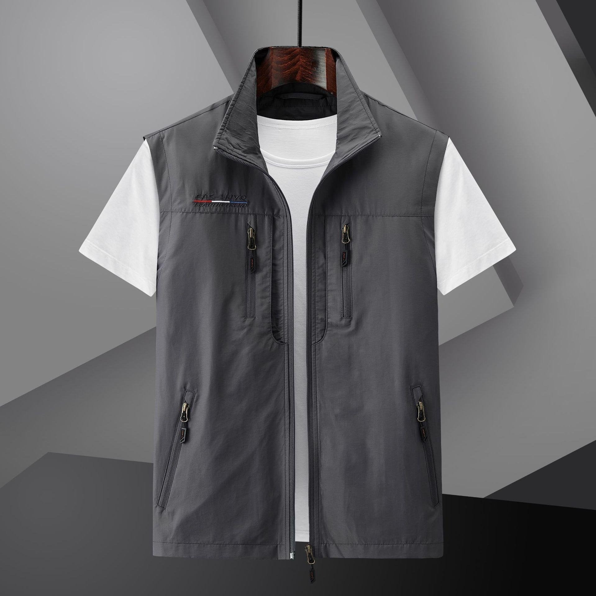 Men's Outdoor Multi-Pocket Thin Workwear Quick-drying Vest(Buy 2 Free Shipping✔️)