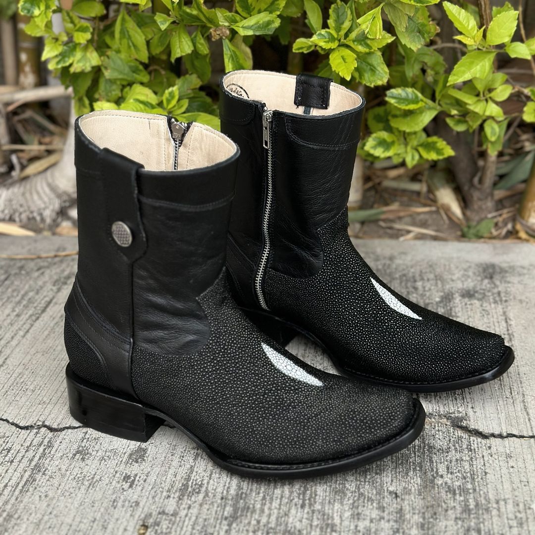 Italian Hand-frosted Cowboy Boots
