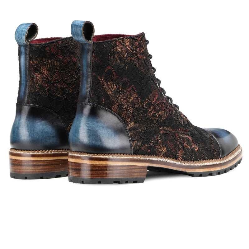Jose Printed Laceup Boots