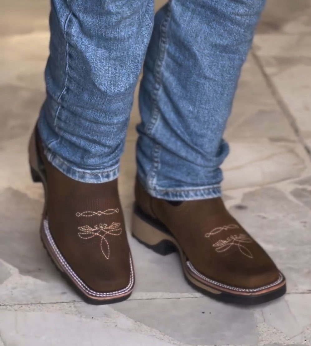Handcrafted Embroidered Vintage Cowboy Boots