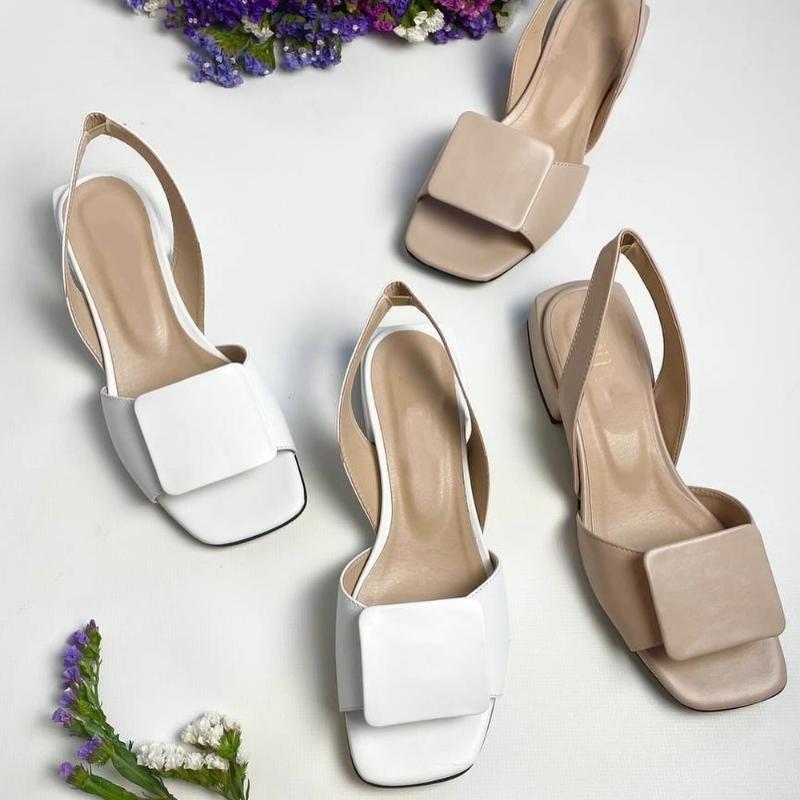 Women's Solid Color Open Toe Flat Sandals