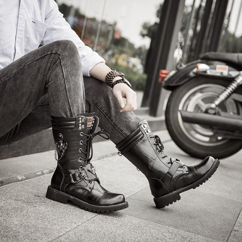 Men's Lightweight and Comfortable Motorcycle Boots