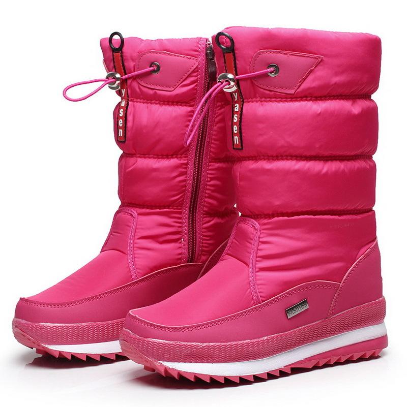 Women's Premium Waterproof Faux Fur Non-slip Snow Boots