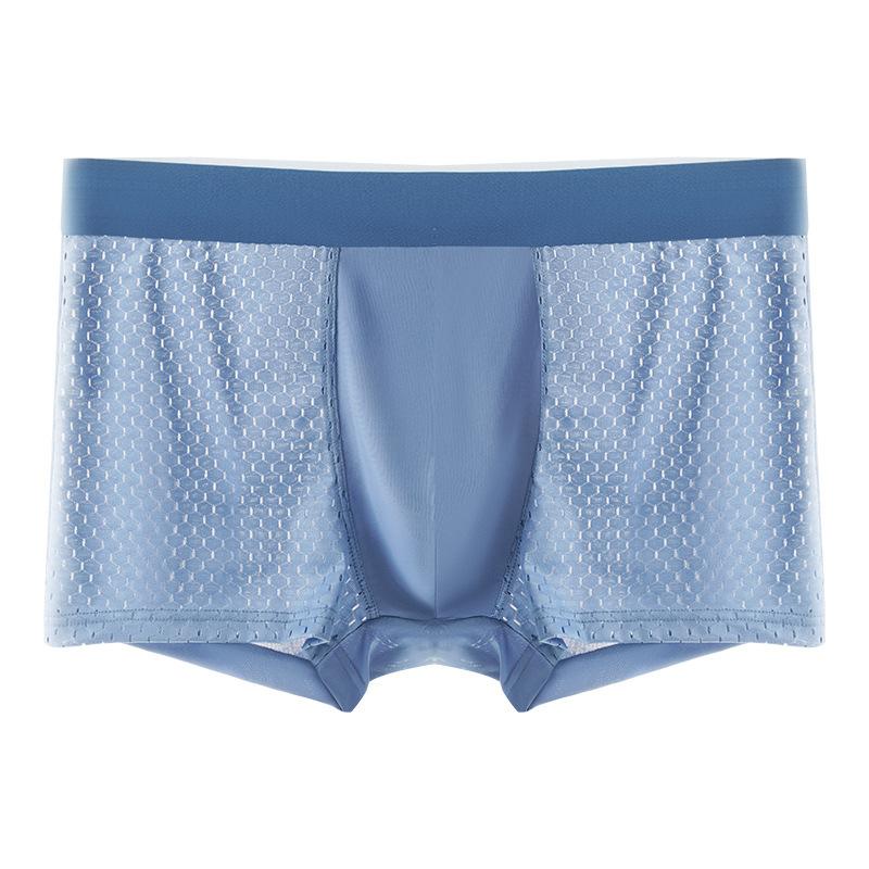 Men's Pure Color Basic Panties Boxers Underwear