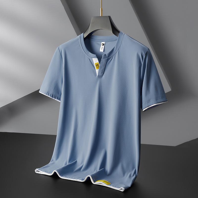 Men's Cooling Ice Round Neck T-Shirt