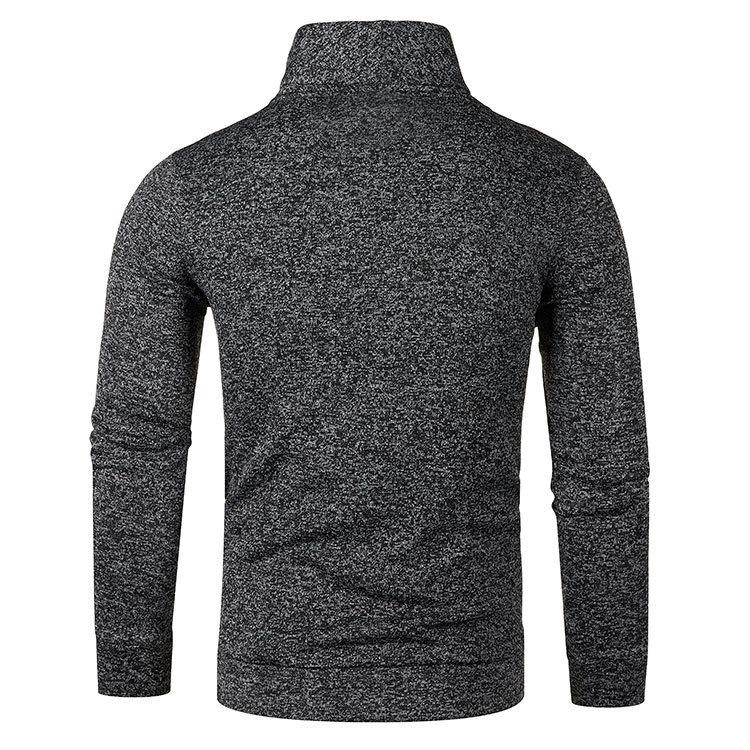 Men's Comfy Turtleneck Pullover Sweatshirt