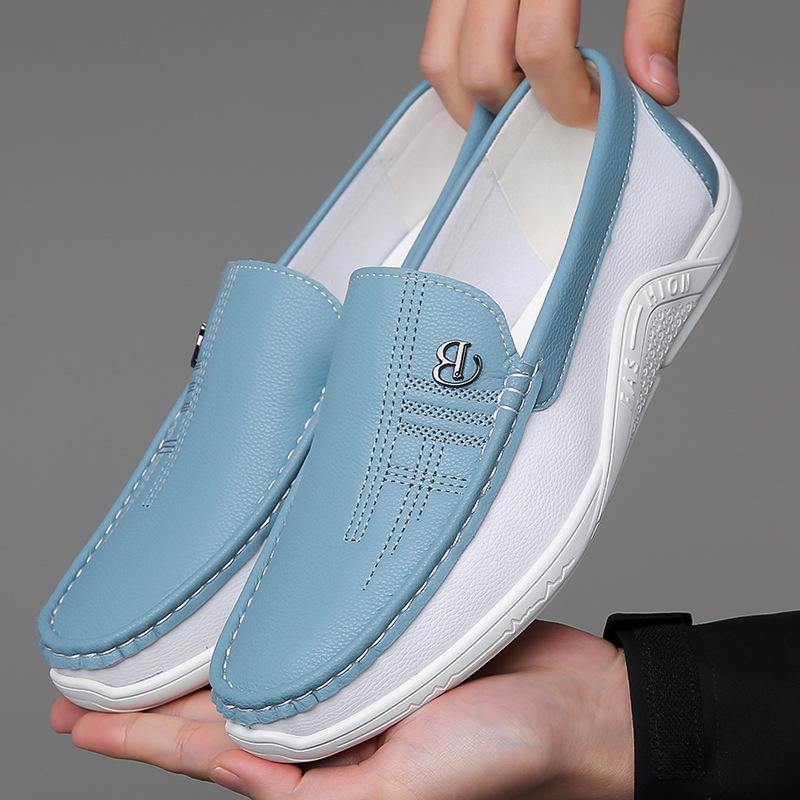 Men's Italian Full-Grain Cowhide Comfortable Slip Resistant Loafer