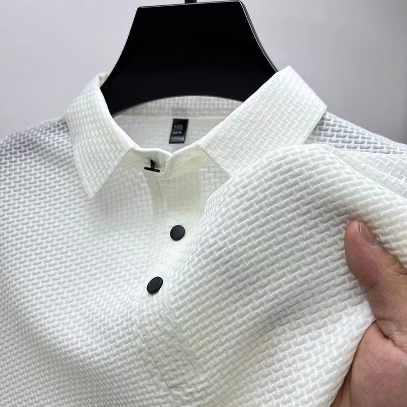 Men's Mesh Ice Silk Short-Sleeved T-Shirt