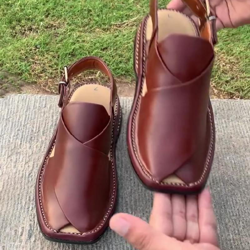 Leather Handmade Leather Men's Sandals