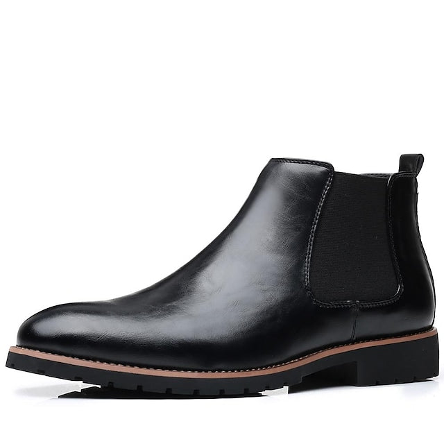 Men's set foot casual chelsea short boots