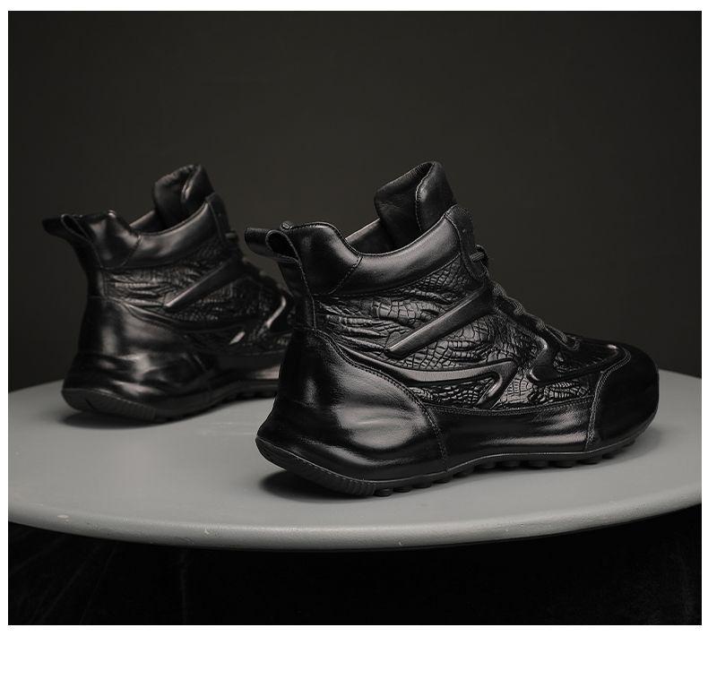 Men's Genuine Leather Platform Cotton Shoes(Free Shipping✔️)