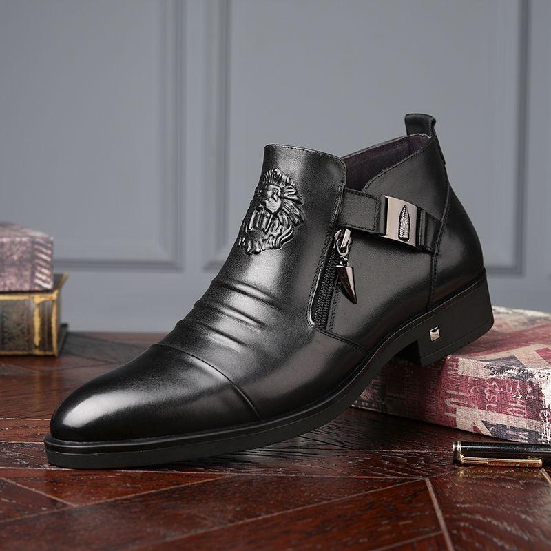 Men's Chelsea Boots Vintage Western Ankle Boots