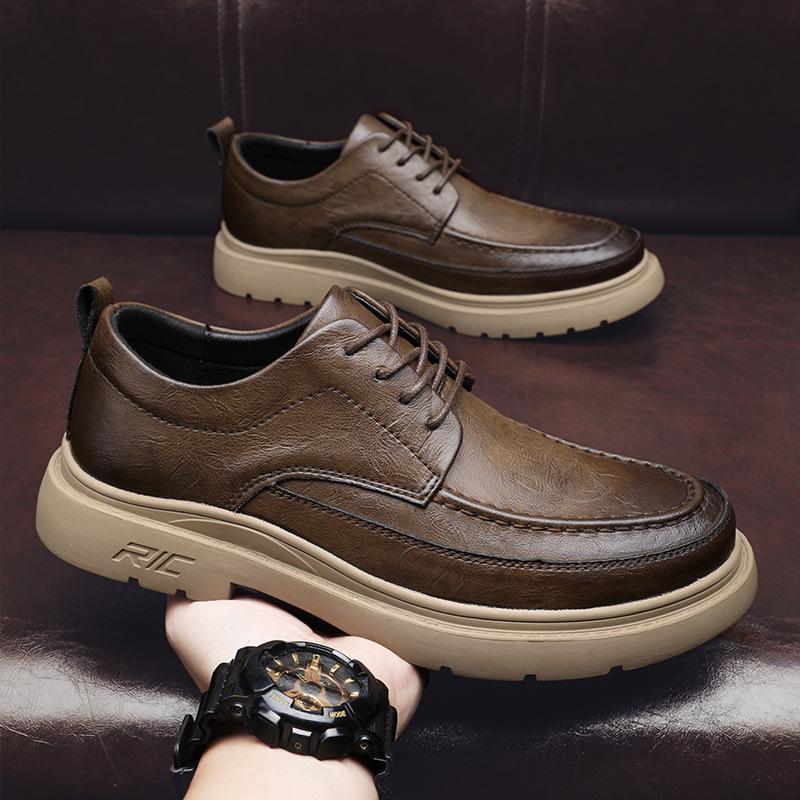Men's Fashion British Leather Casual Loafers